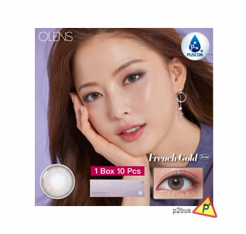 Olens French Gold 3CON 日拋美瞳 (Gray)