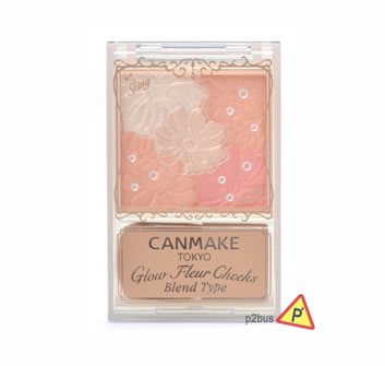 Canmake 花漾瑰麗胭脂 混合型 (B01 Cotton Coral 珊瑚橙)