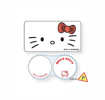 Sanrio隱形眼鏡盒 (Hello Kitty- 白色)